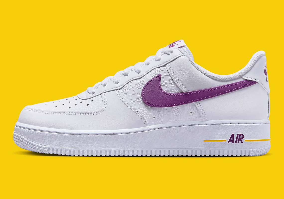 Nike Air Force 1 Low Emb Lakers Fj4209 100 3