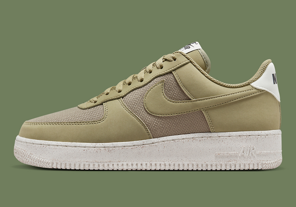 The Sustainable Nike Air Force 1 Low Next Nature Enjoys An "Olive" Look