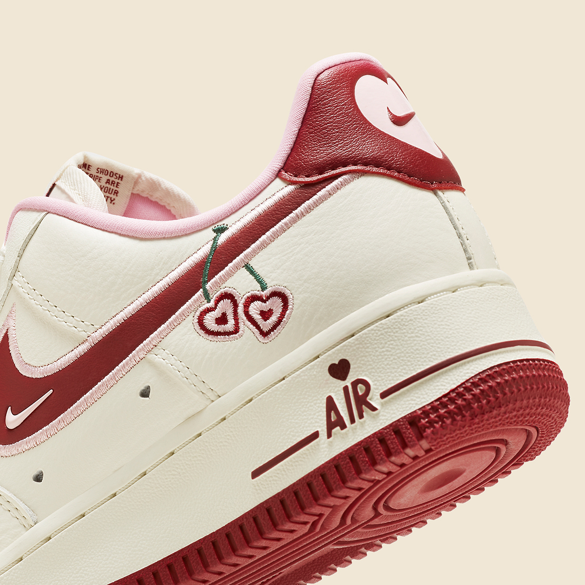 Nike Air Force 1 Low Valentines Day 2023 Heart Cherries 1