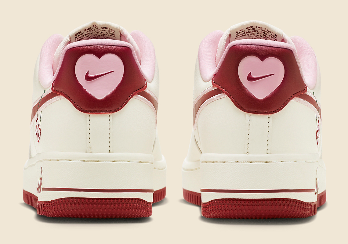 Nike Air Force 1 Low Valentines Day 2023 Heart Cherries 3