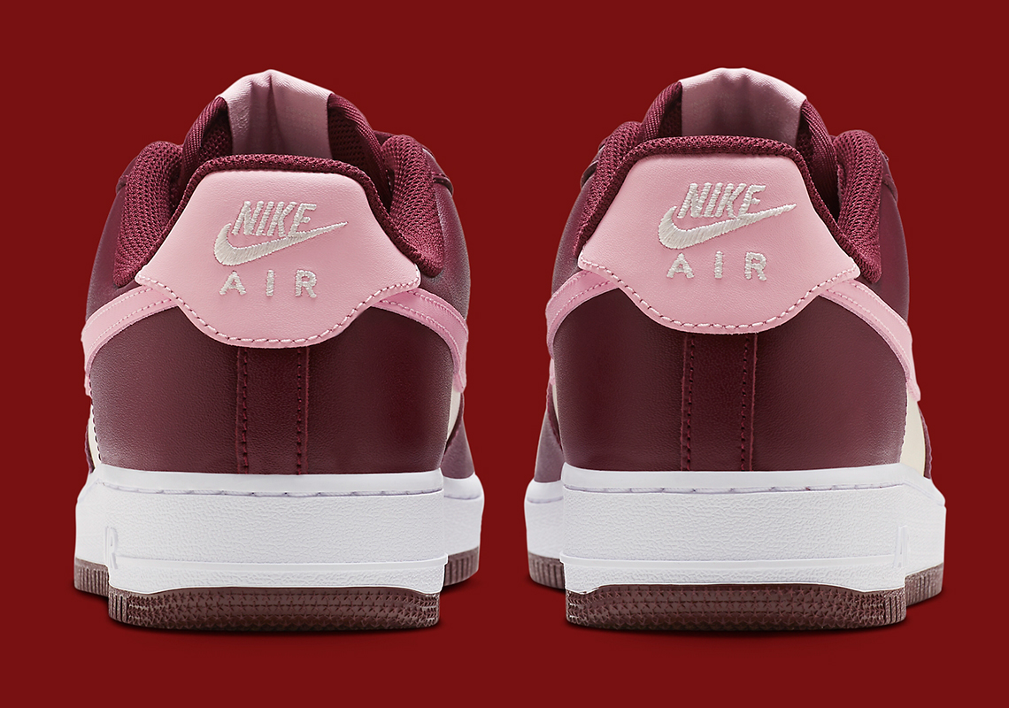 Nike Air Force 1 Low Valentines Day Sail Night Maroon Medium Soft Pink 8