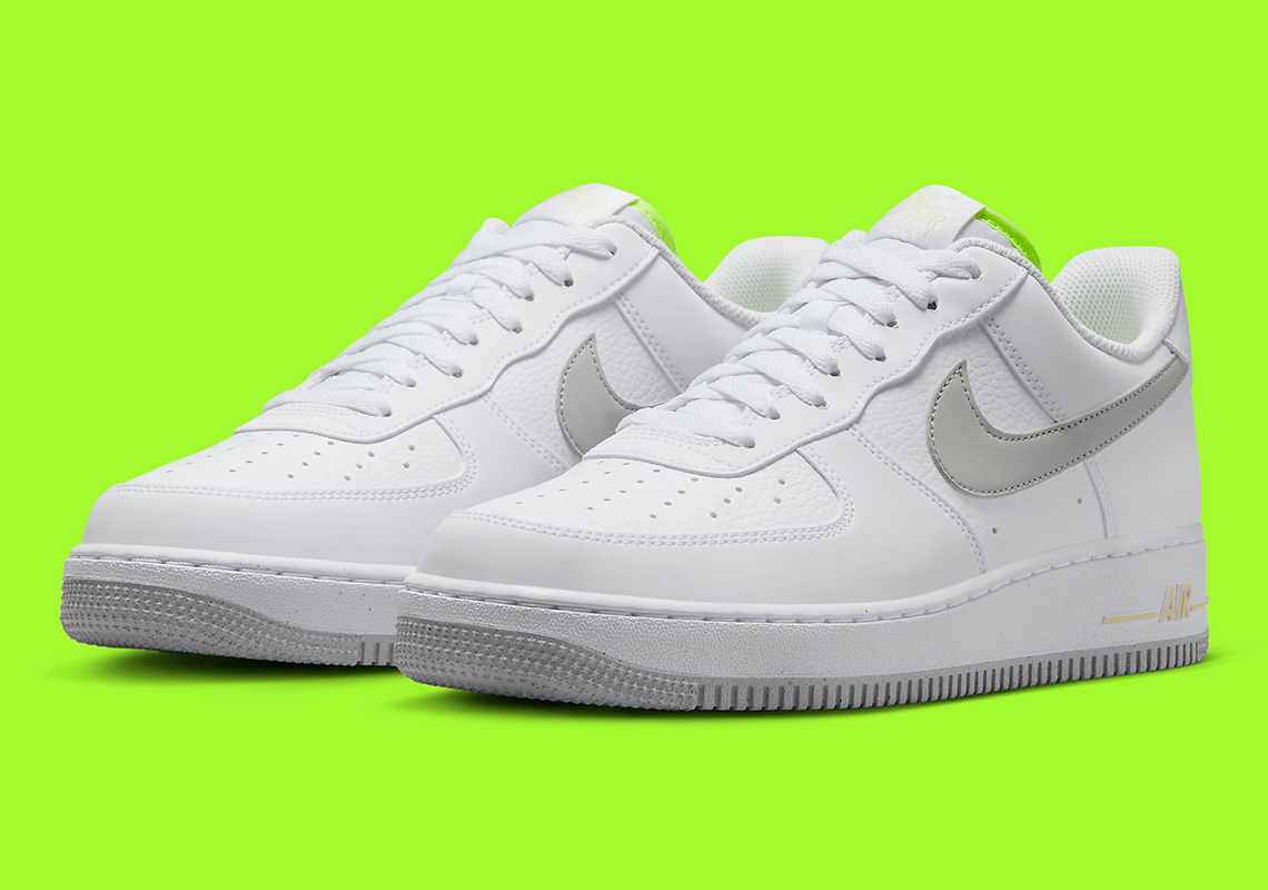 Hints Of Gold And Volt Enhance This Nike Air Force 1