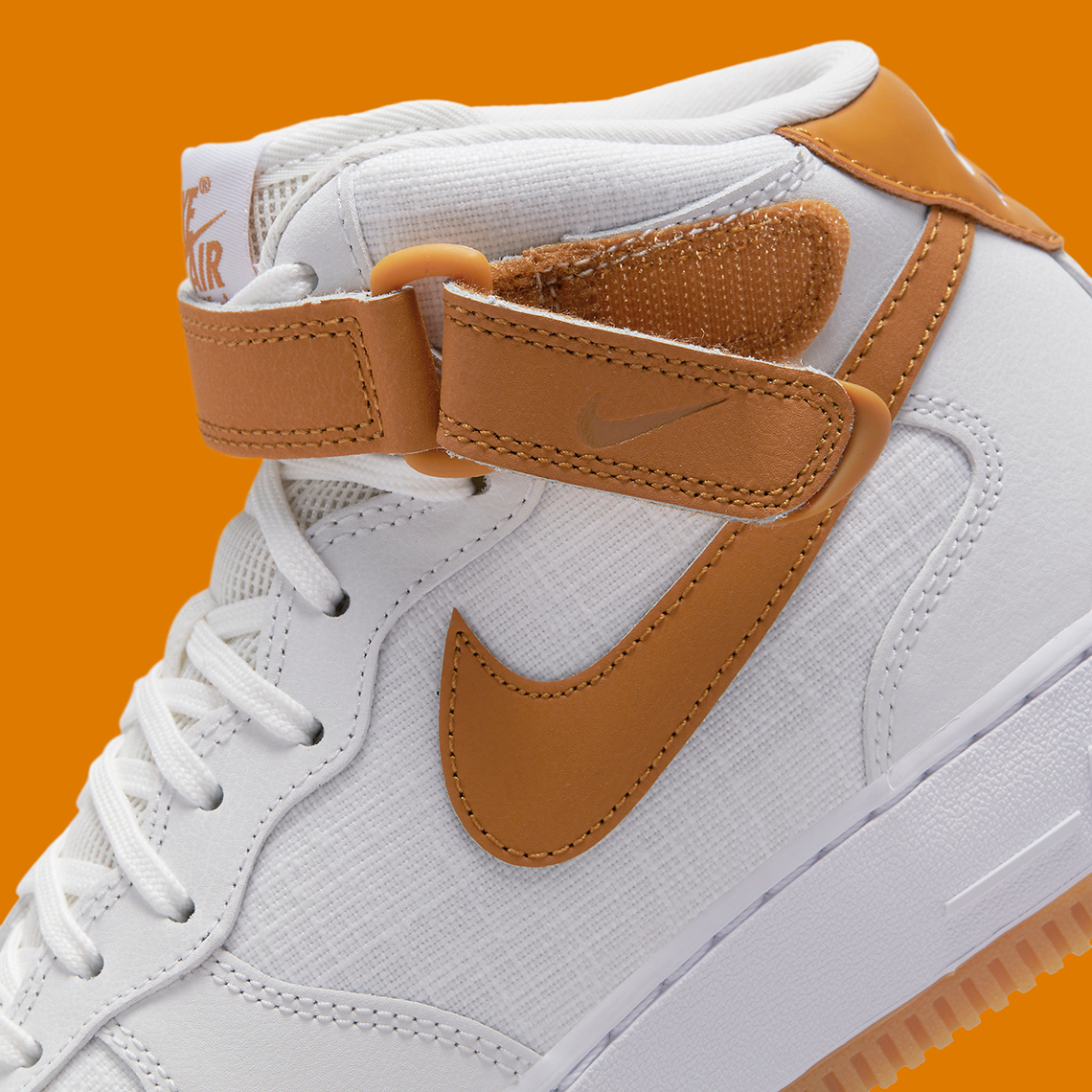 Nike Air Force 1 Mid Summit White Desert Ochre Dd9625 102 6