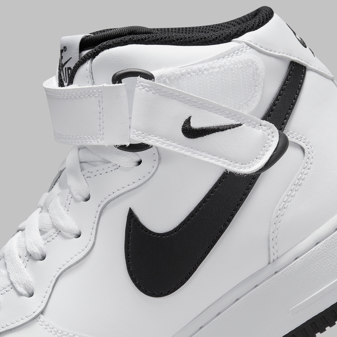 Nike Air Force 1 Mid White Black Dv0806 101 4