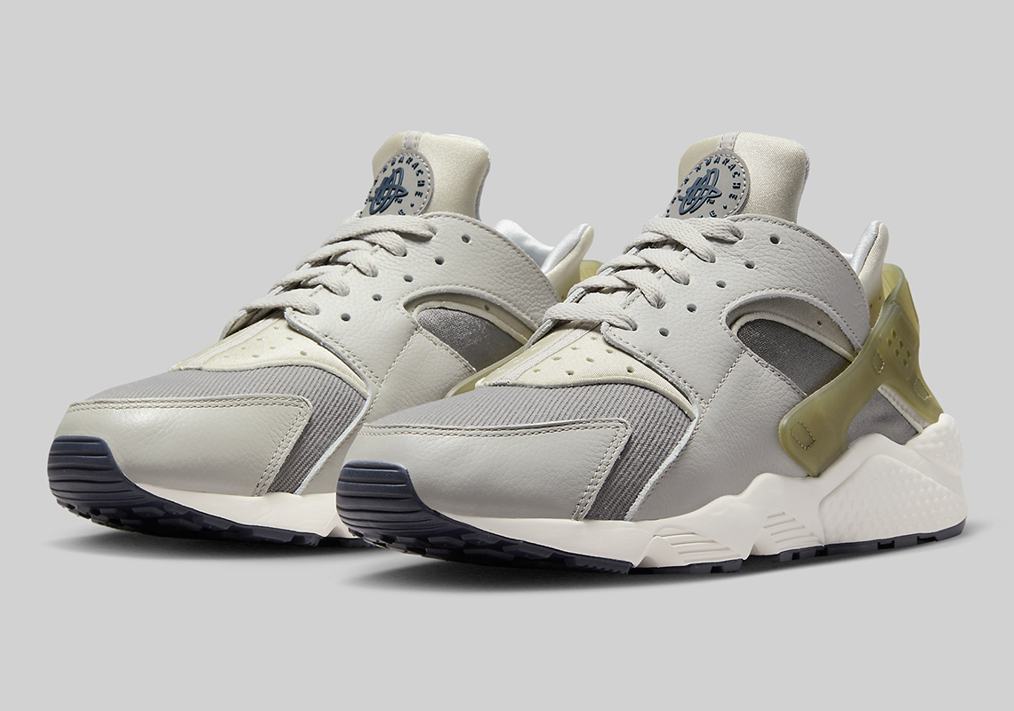 Muted Grey Tones Envelop The Nike Air Huarache