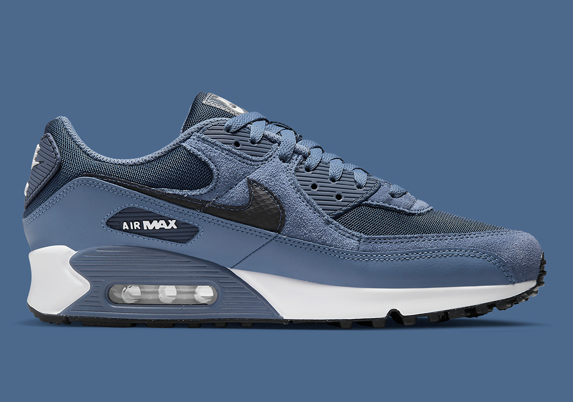 Nike Air Max 90 Diffused Blue White Black Obsidian Fd0664 400 5