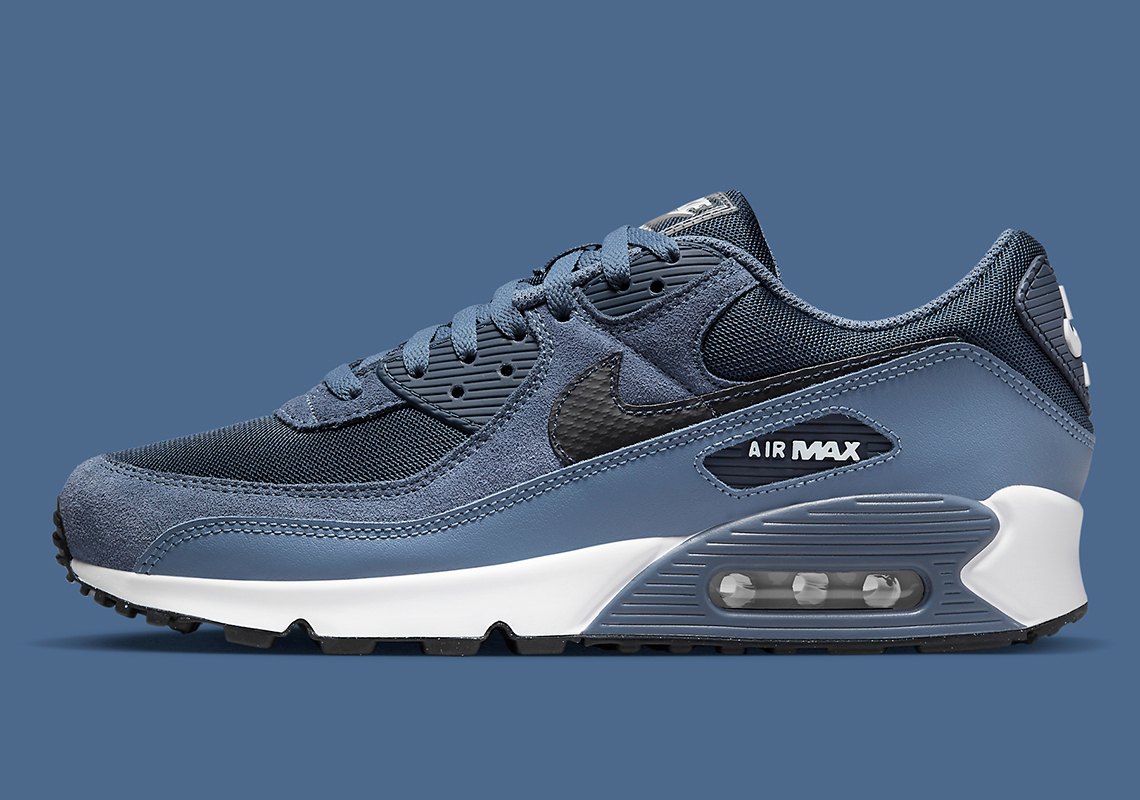 Nike Air Max 90 Diffused Blue White Black Obsidian Fd0664 400 6