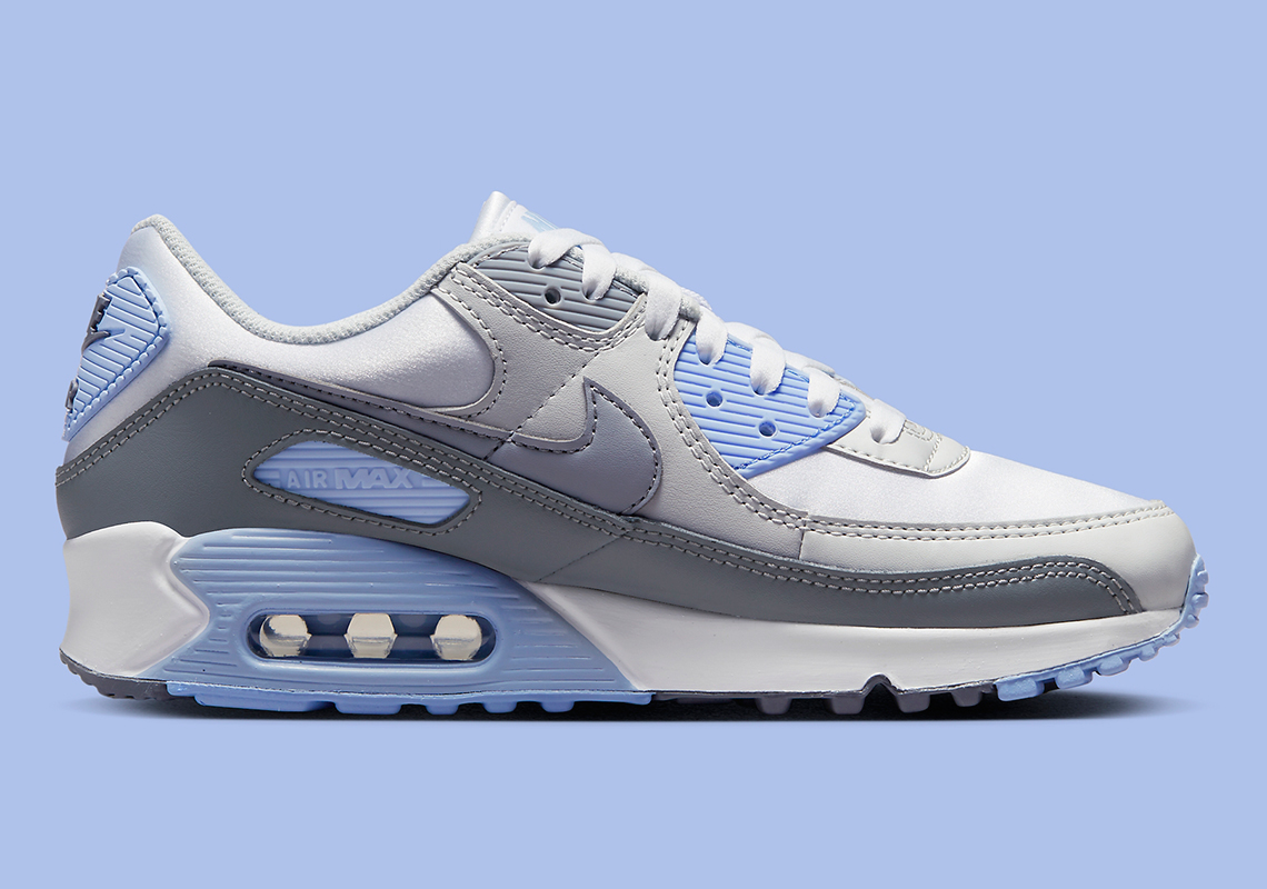 Nike Air Max 90 Grey Light Blue Fb8570 100 1