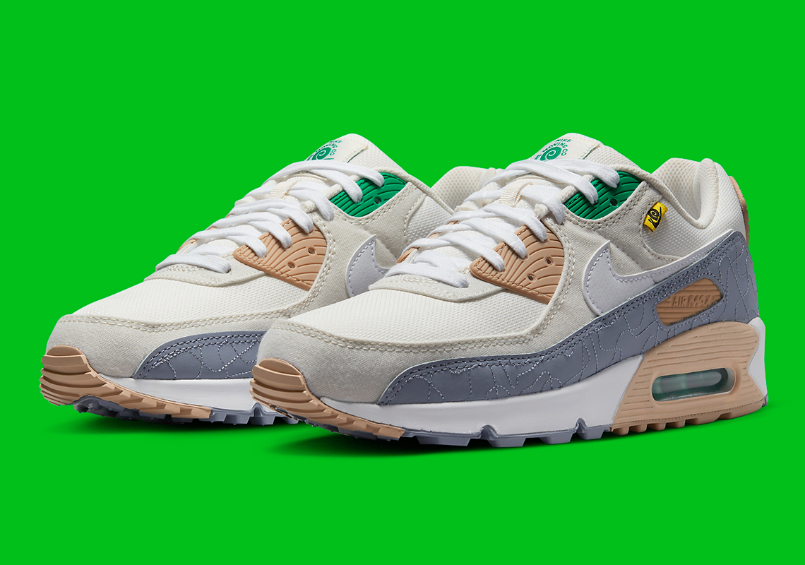 The Nike Air Max 90 "Moving Company" Features Ornate Mudguard Embroidery