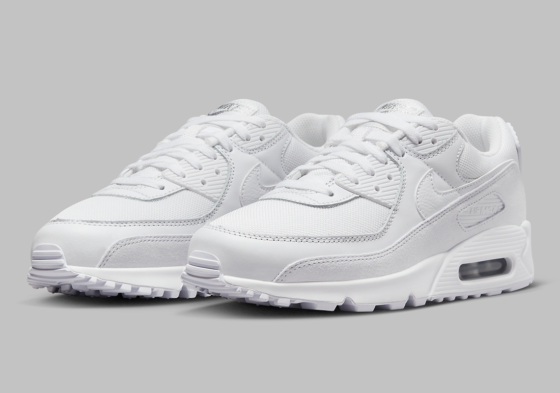Nike Air Max 90 White Silver Fj4003 100 3