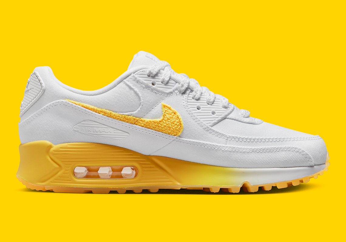 Nike Air Max 90 White Yellow Fj4548 100 5