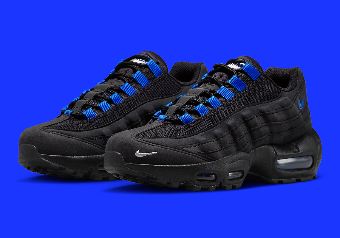 This Murky GS Nike Air Max 95 Receives An Infusion Of "Royal Blue"