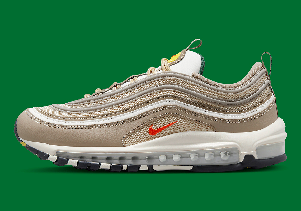 Nike Air Max 97 Khaki Picante Red Sesame Sail Fd0357 247 6