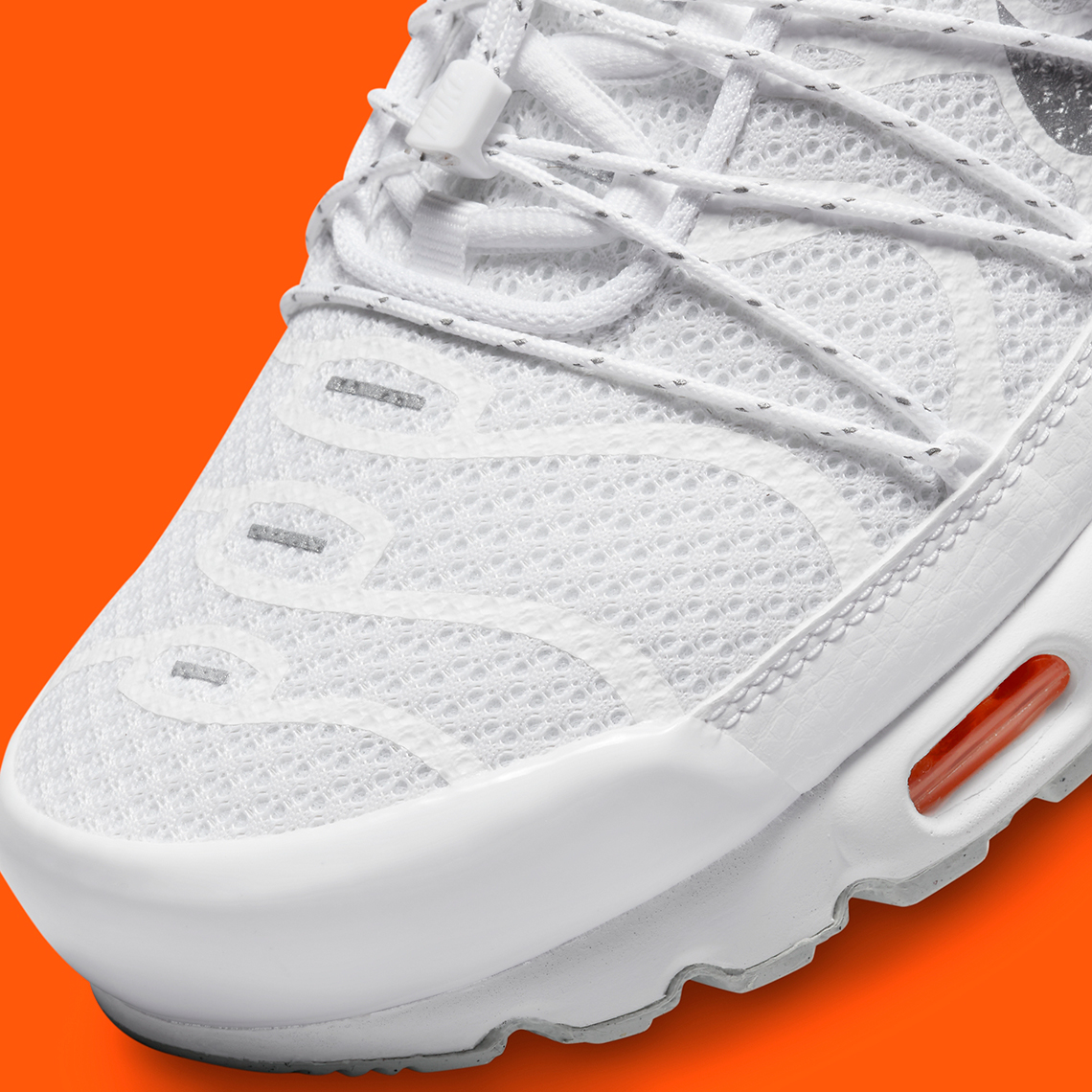 Nike Air Max Plus Lace Toggle White Orange Fj4232 100 2