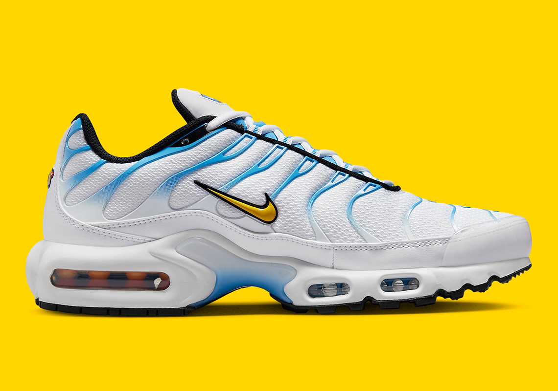 Nike Air Max Plus White University Blue Yellow Dm0032 101 6