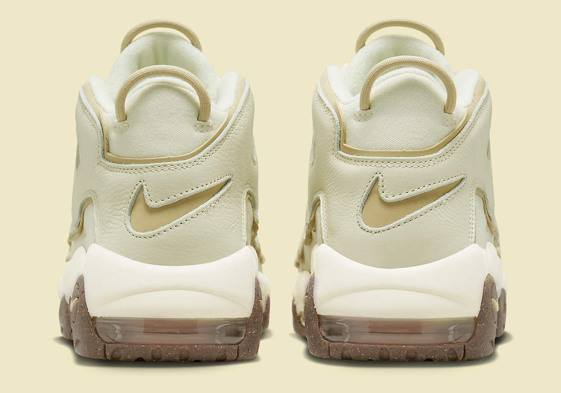 Nike Air More Uptempo Coconut Milk Team Gold Dv7230 100 6