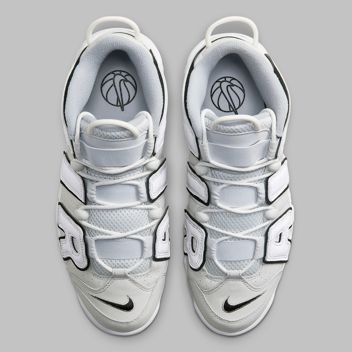 Nike Air More Uptempo Photon Dust Metallic Silver White Black Fb3021 001 2