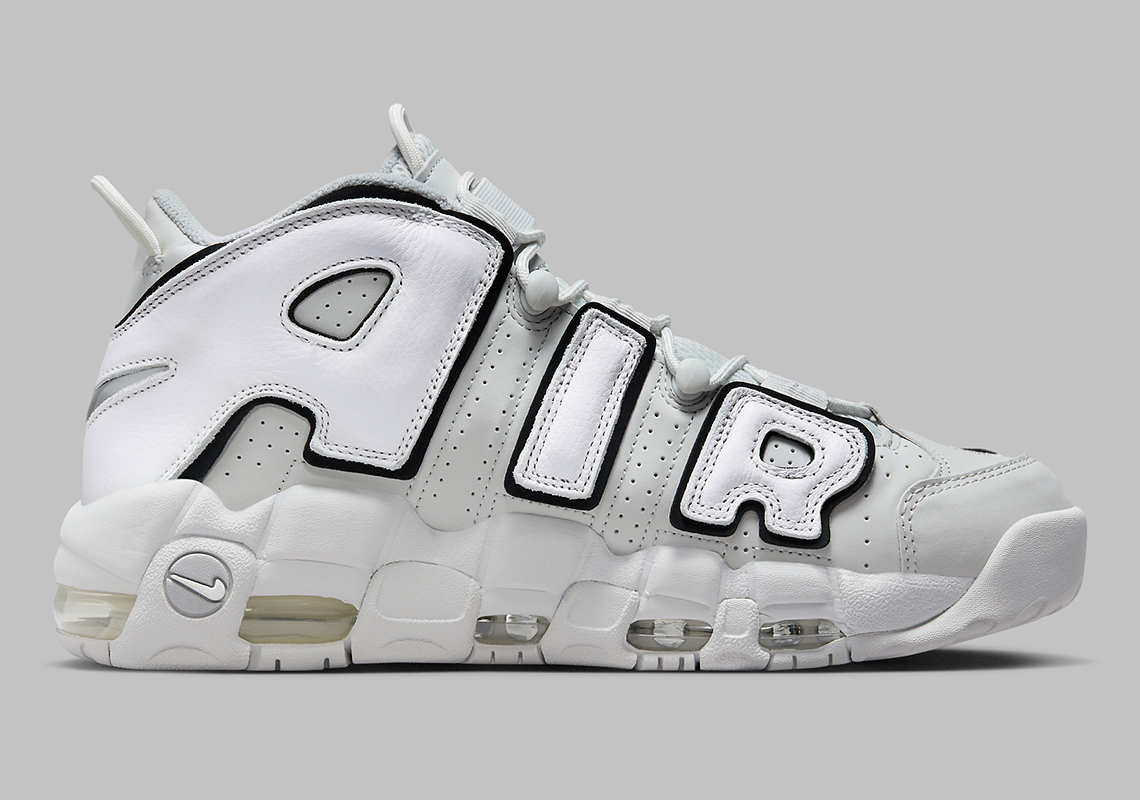 Nike Air More Uptempo Photon Dust Metallic Silver White Black Fb3021 001 8