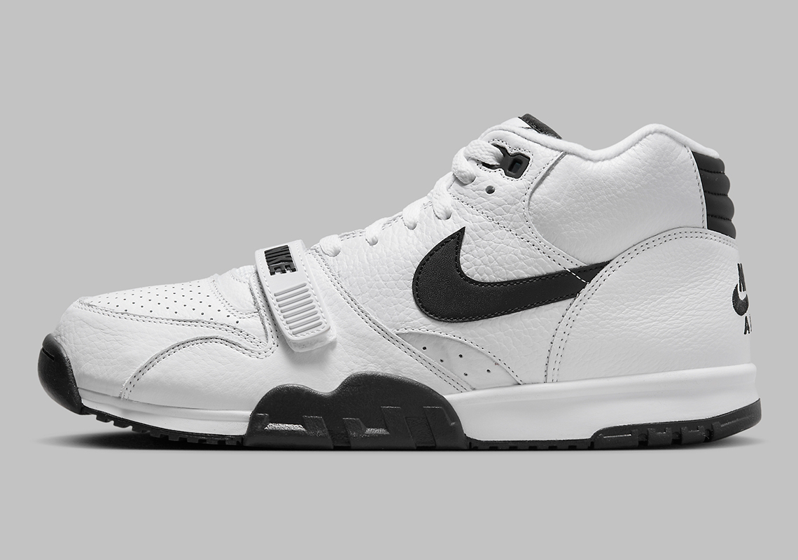 The Nike Air Trainer 1 Retro Appears In An Uncomplicated "White/Black" Package