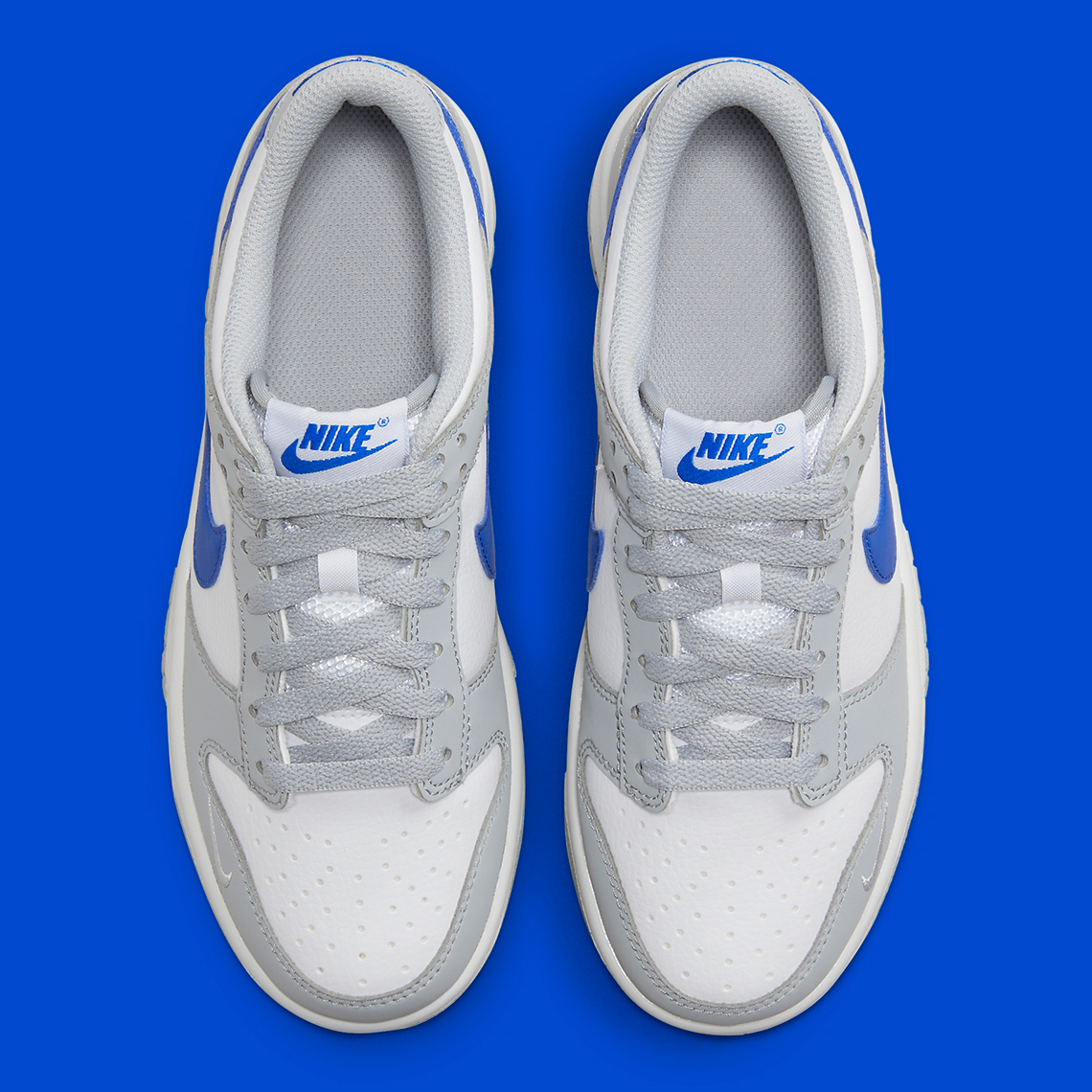 Nike Dunk Low Gs Grey White Royal Fn3878 001 2