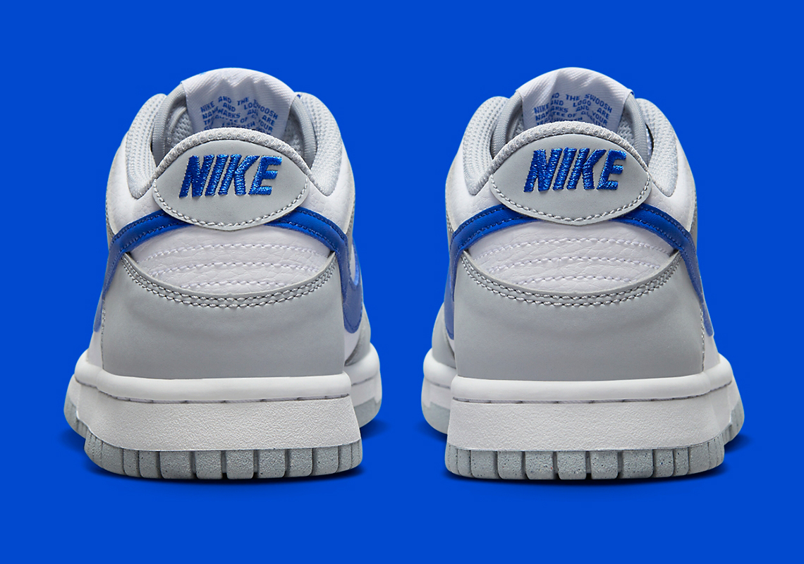 Nike Dunk Low Gs Grey White Royal Fn3878 001 5