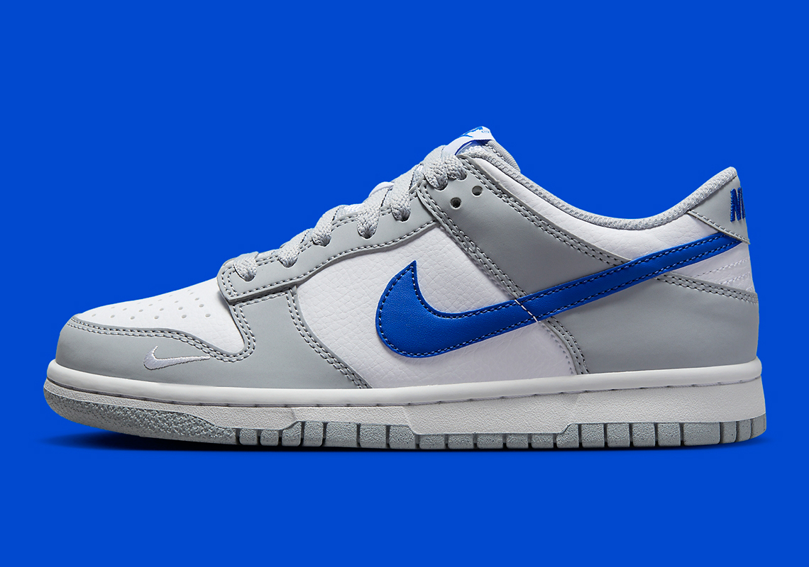 Nike Dunk Low Gs Grey White Royal Fn3878 001 8