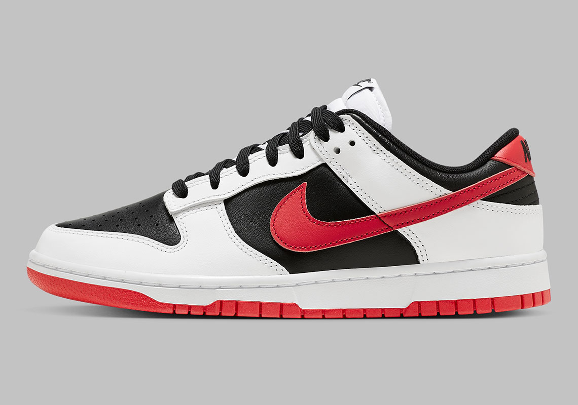 Nike Dunk Low White Black Red Fd9762 061 3