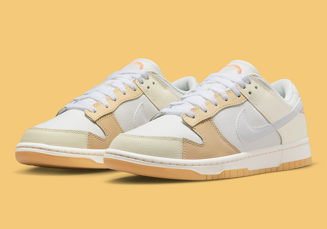 Nike Dunk Low White Sail Tan Fj5475 100 7