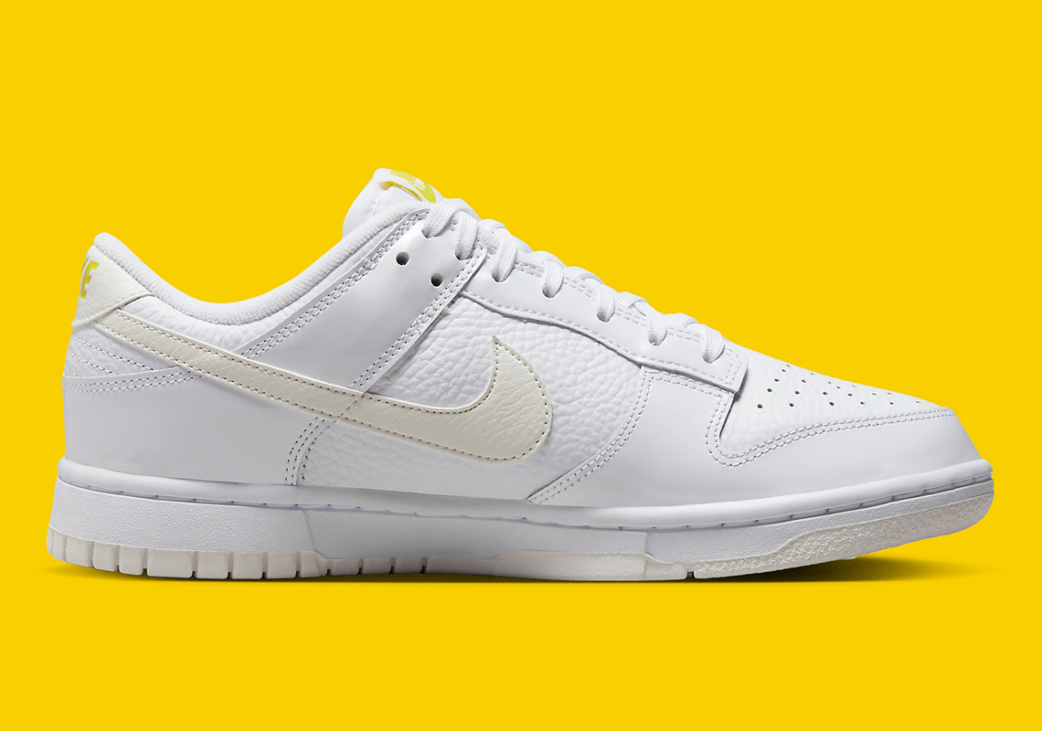 Nike Dunk Low White Yellow Heart Fd0803 100 8