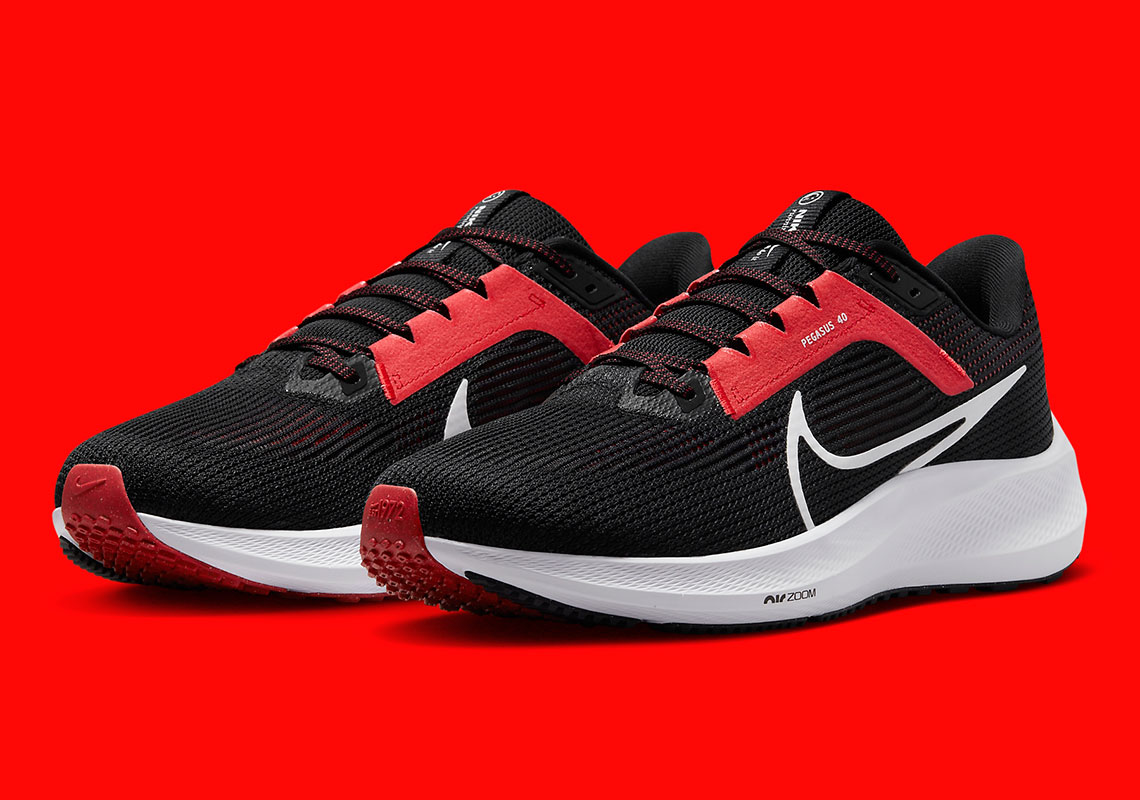 Nike Pegasus 40 Black Red Dv3853 003 2