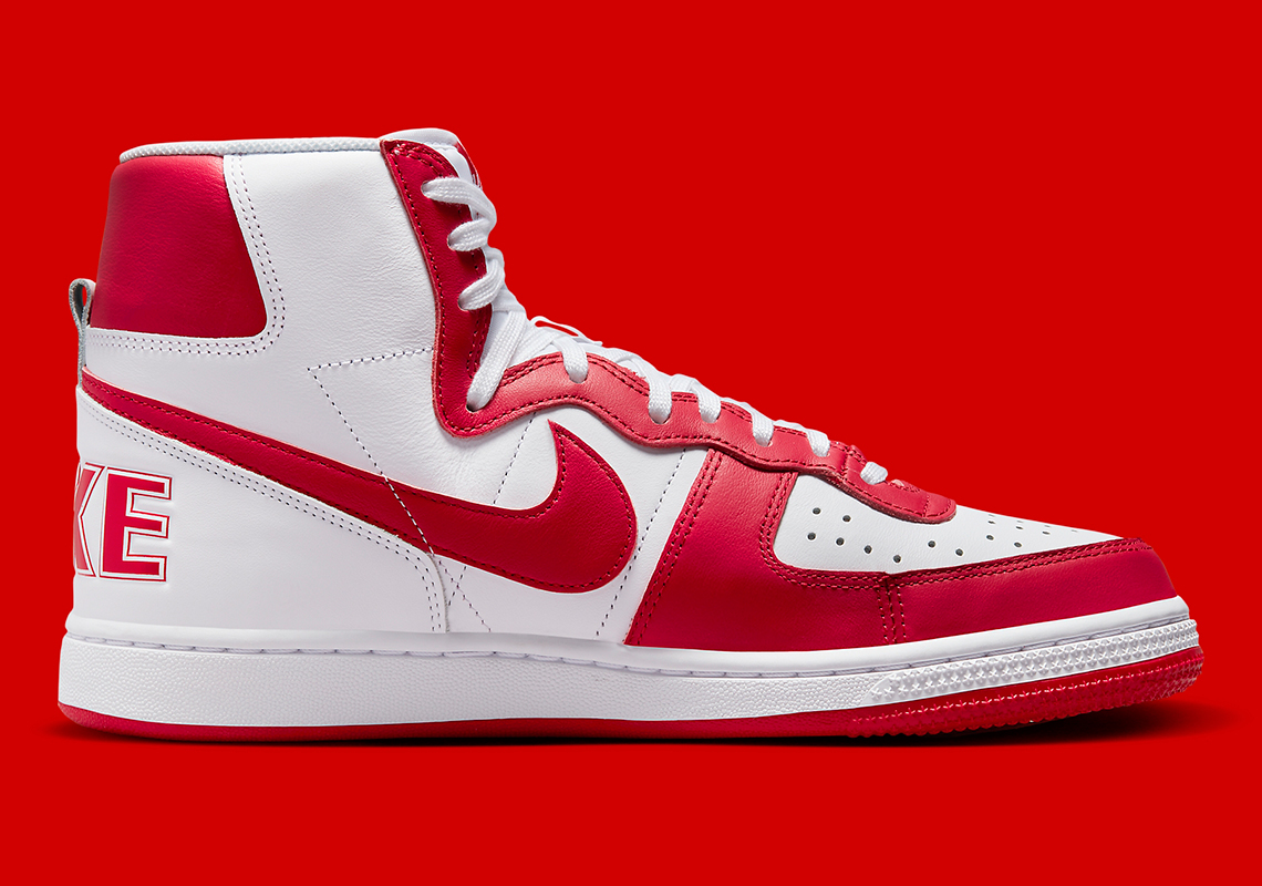 Nike Terminator High University Red White Fj4454 100 1