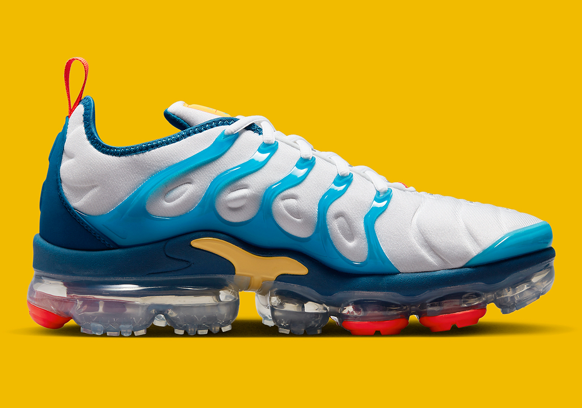 Nike Vapormax Plus Teal Red Yellow Fj3999 100 5