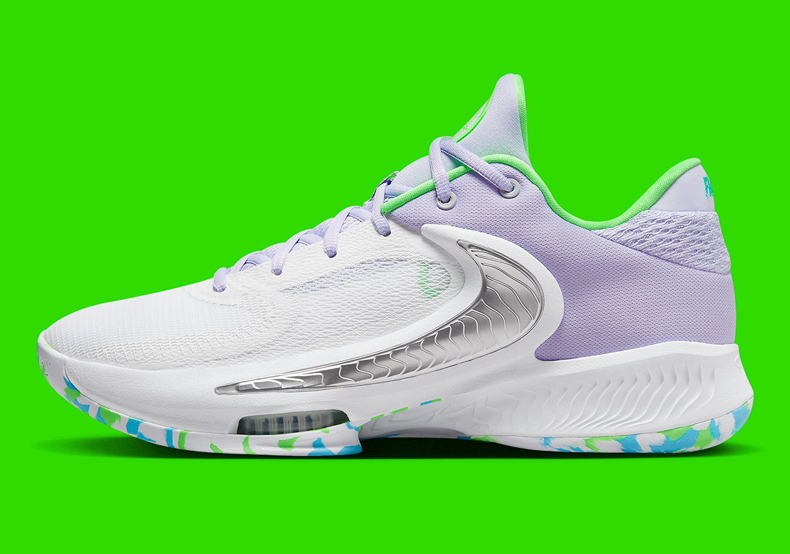 "Oxygen Purple" Envelops The Nike Zoom Freak 4 For An Early Springtime Option