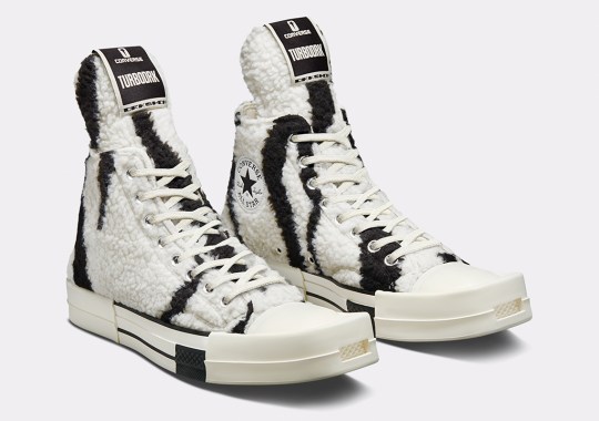 Rick Owens Brings Zebra Patterns To The Converse x DRKSHDW TURBODRK Chuck 70