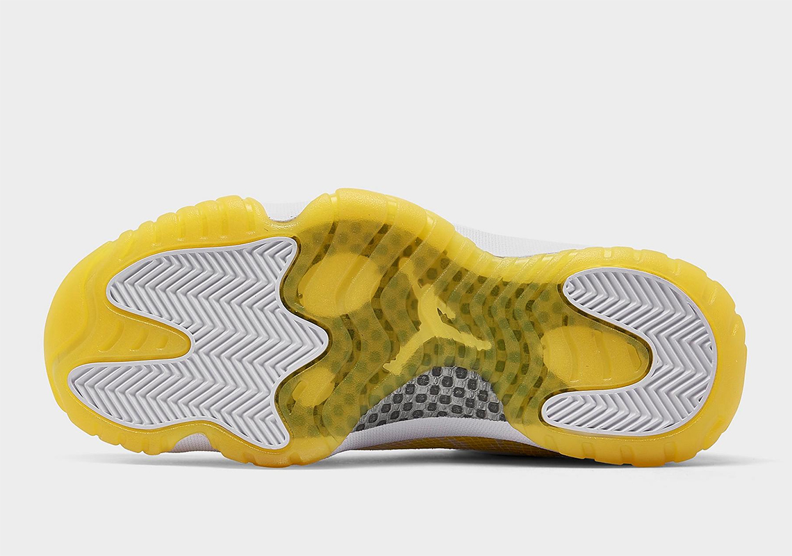 Yellow Snakeskin Jordan 11 Low Ah7860 107 1