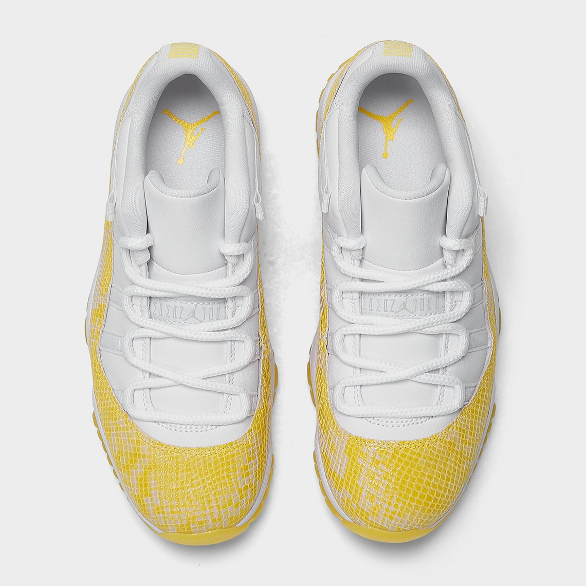 Yellow Snakeskin Jordan 11 Low Ah7860 107 2