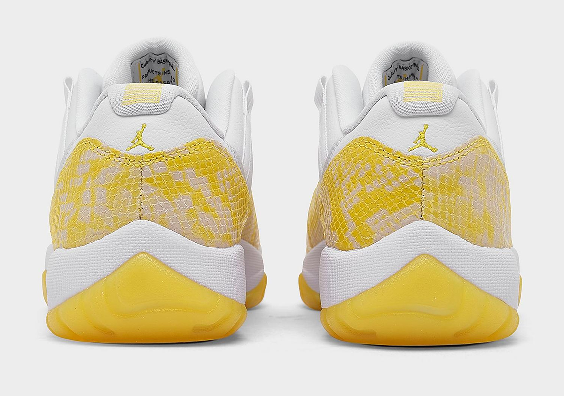 Yellow Snakeskin Jordan 11 Low Ah7860 107 3