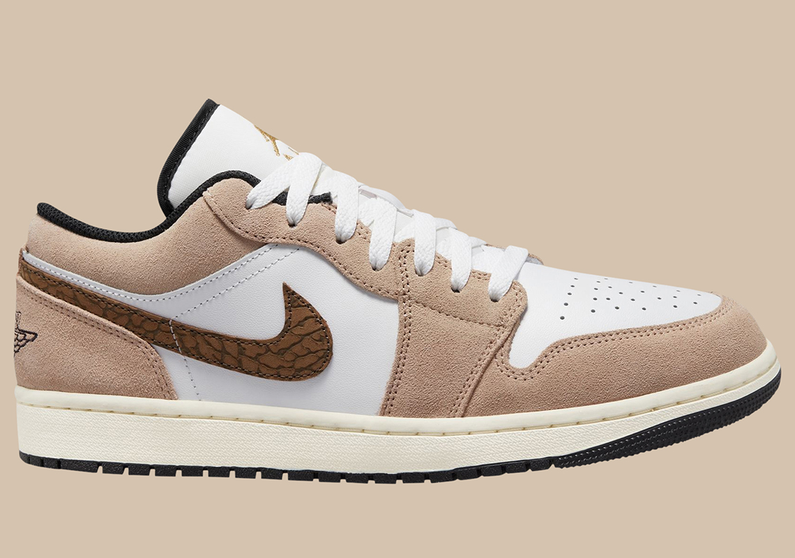 Brown Elephant Print Reappears On The Air Jordan 1 Low SE