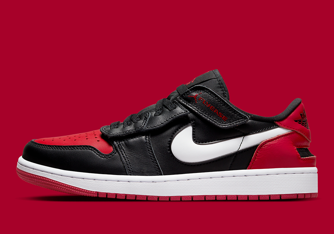 Air Jordan 1 Low Flyease Black Gym Red Dm1206 066 4