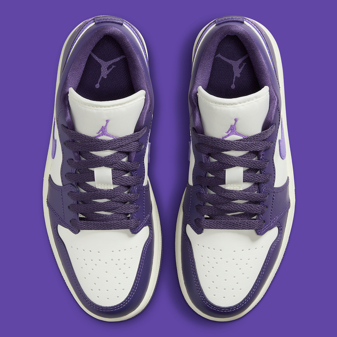 Air Jordan 1 Low Purple White Dc0774 502 1