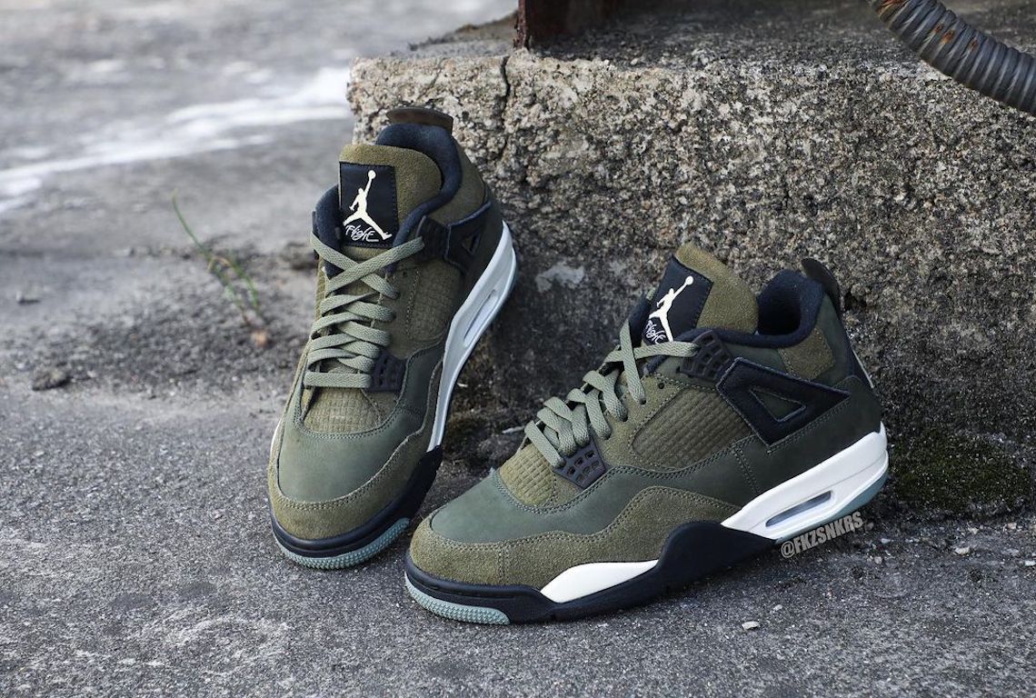 Air Jordan 4 Craft Medium Olive Fb9927 200 06