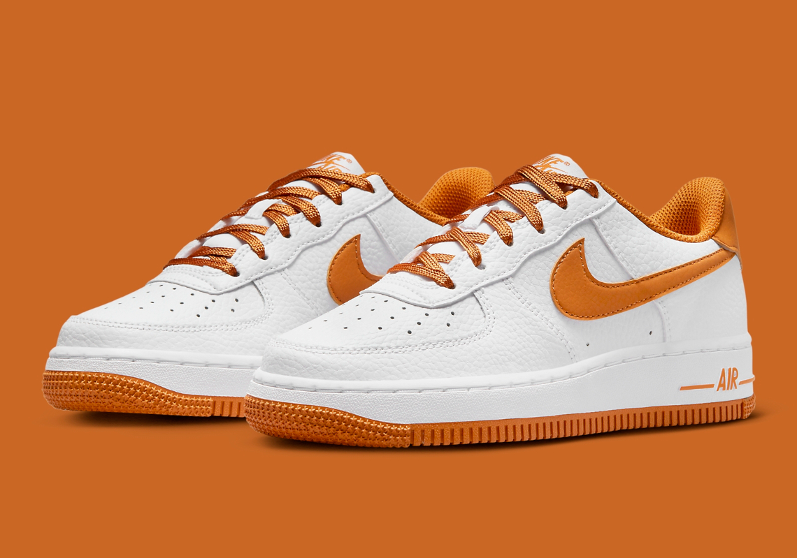 The Kid's Nike Air Force 1 Low "White/Desert Ochre" Is Available Now