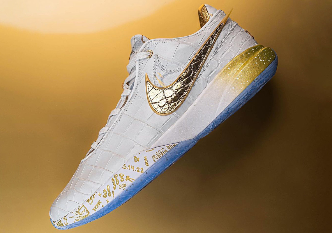 Nike Gifts LeBron James A 1-of-1 LeBron 20 To Commemorate His Breaking The All-Time Scoring Record