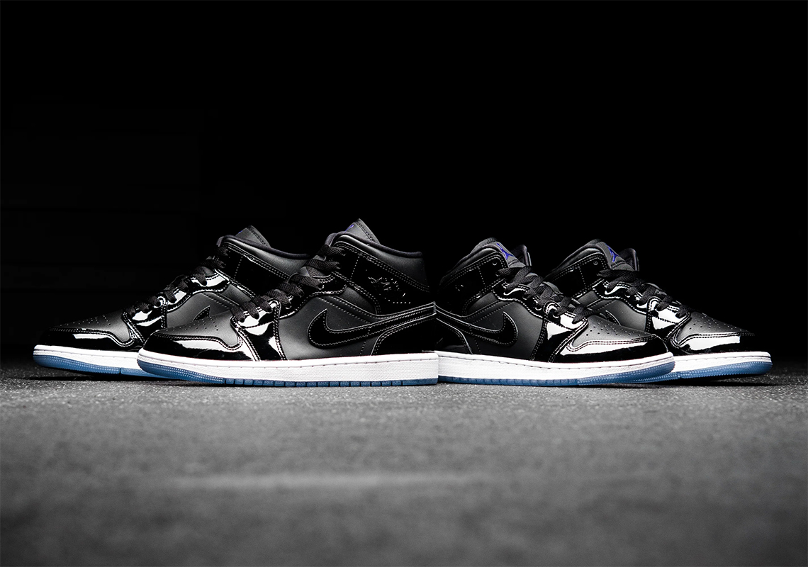 The Air Jordan 1 Mid "Space Jam" Releases At Select Retailers Tomorrow