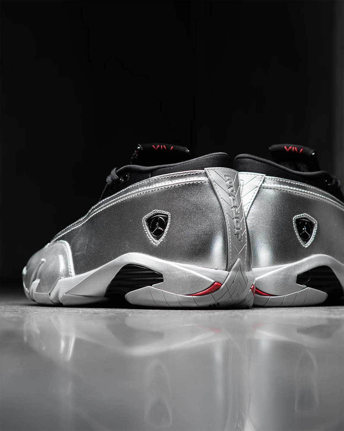 Air Jordan 14 Low Metallic Silver Store List 2