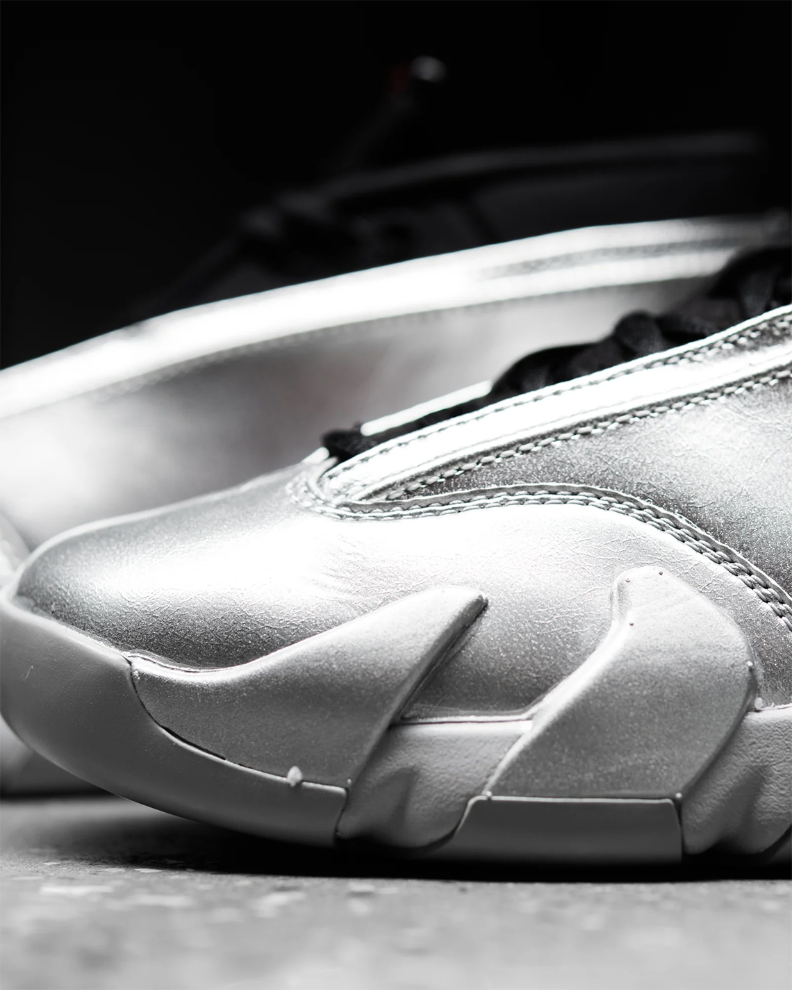 Air Jordan 14 Low Metallic Silver Store List 5