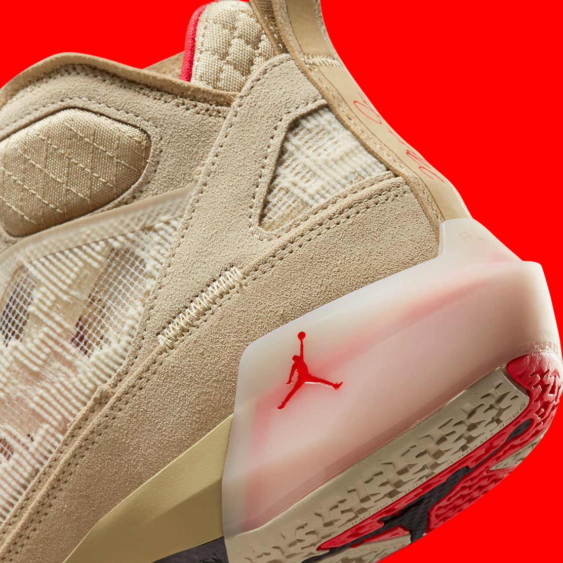 Air Jordan 37 Wheat Red 1