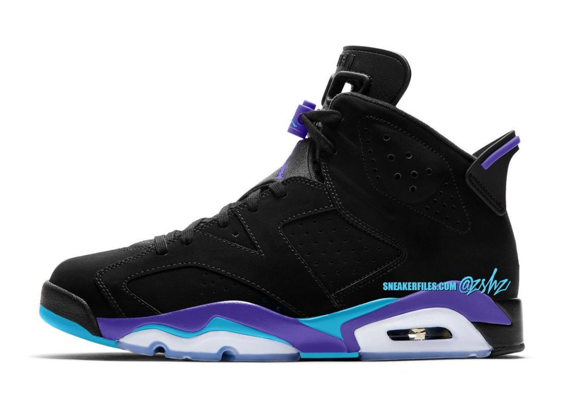 Air Jordan 6 Black Bright Concord Aquatone Ct8529 004