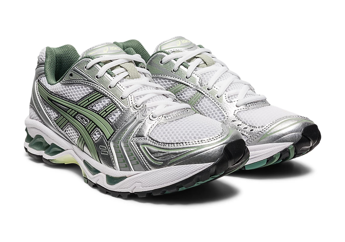 Asics Gel Kayano 14 Silver Green 1201a019 107 2