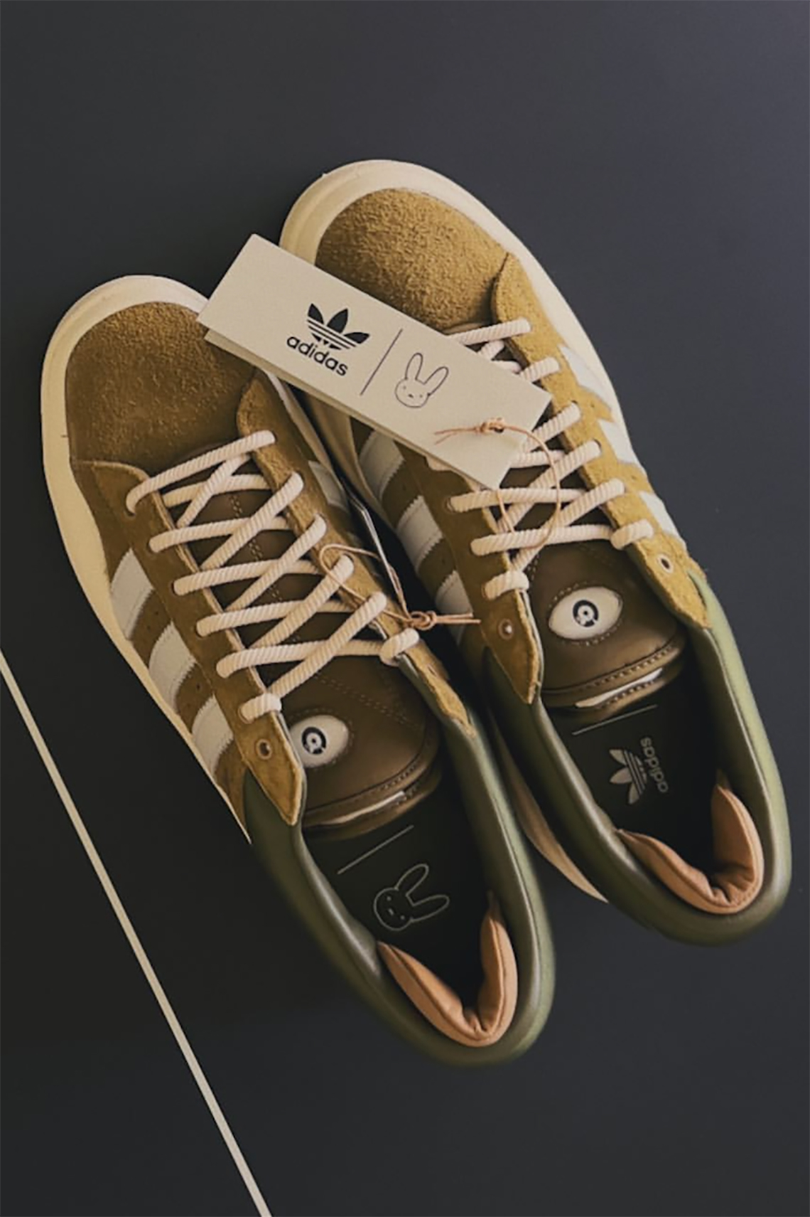 Bad Bunny Adidas Campus Olive Id7950 2